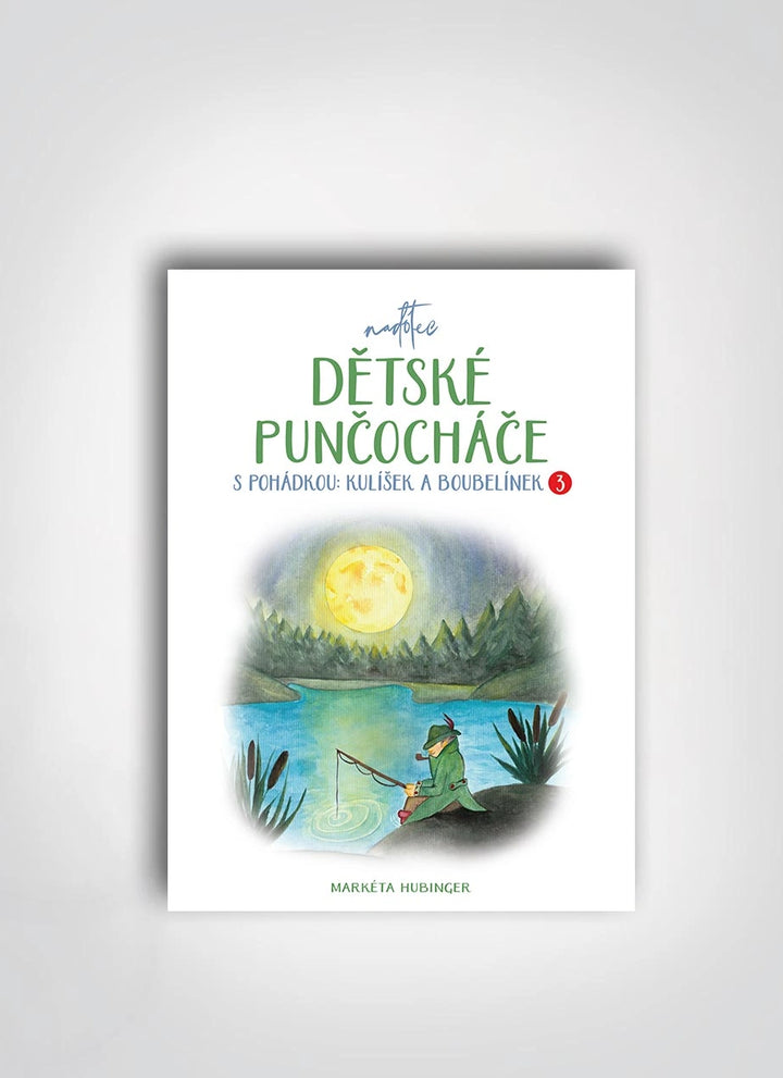 Kinderstrumpfhose mit Märchenbuch – POHÁDKY III (dunkelblau)