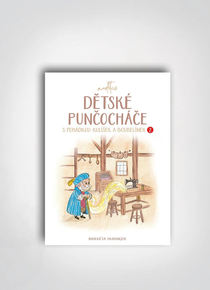 Kinderstrumpfhose mit Märchenbuch – POHÁDKY I (weiß)