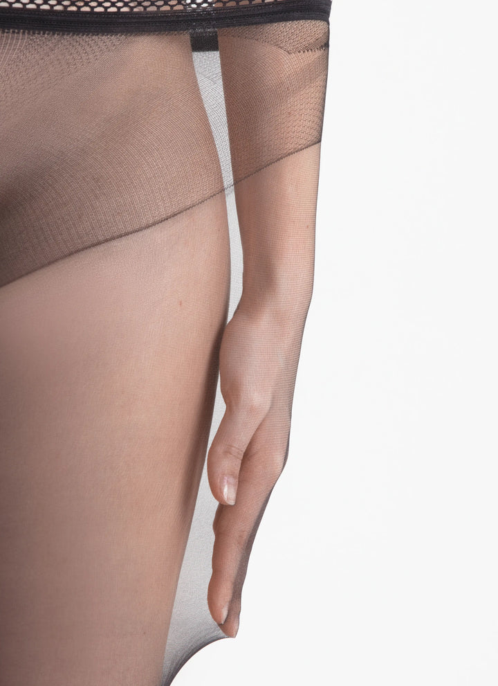 Dezente Strumpfhose | nadotec TAJEMSTVÍ | 15 DEN schwarz