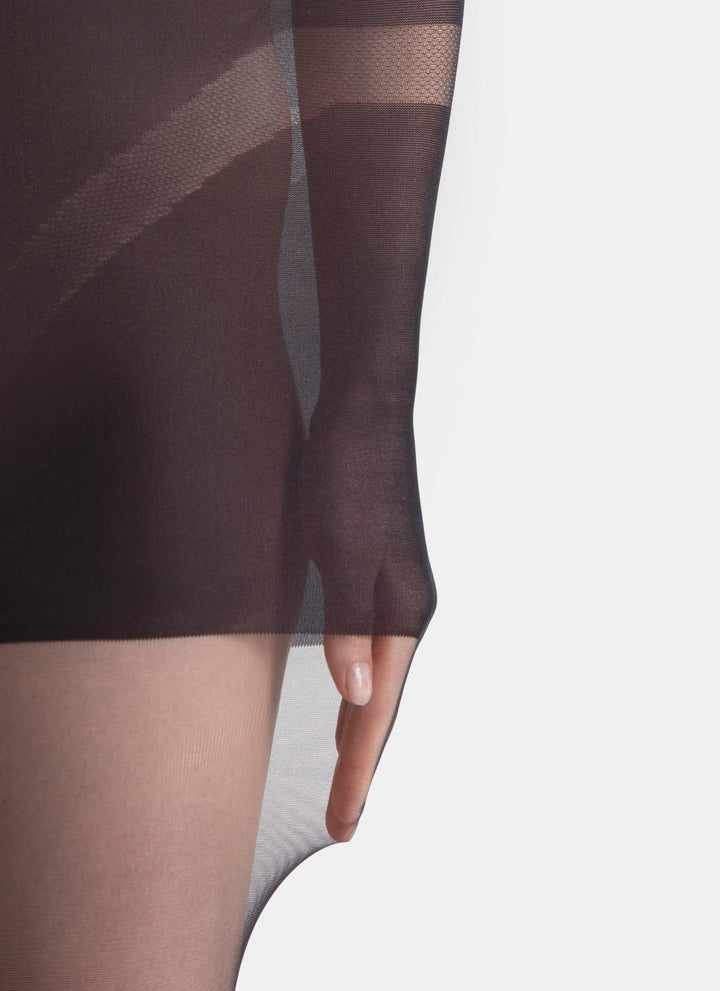Figurformende Strumpfhose | nadotec LADNOSTI | 20 DEN schwarz